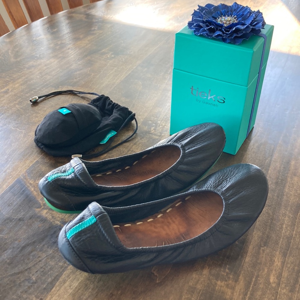 Womens 7 Tieks by Gavrieli Matte Black